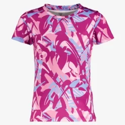 Osaga Dry meisjes sport T-shirt met print roze