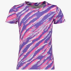 Osaga Dry meisjes sport T-shirt paars met print Clearance