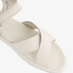 Ecco Damara leren dames sandalen beige Online