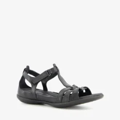 Ecco Flash leren dames sandalen zwart Online