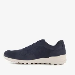 Ecco leren heren sneakers donkerblauw Hot