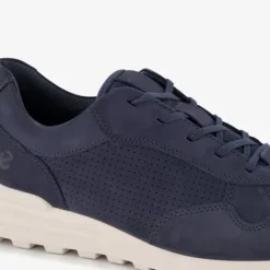 Ecco leren heren sneakers donkerblauw Hot