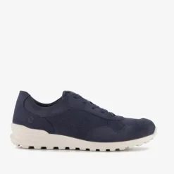 Ecco leren heren sneakers donkerblauw Hot