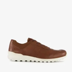 Ecco leren heren sneakers bruin Sale