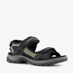 Ecco Onroads leren dames sandalen zwart groen Hot