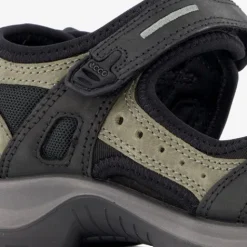 Ecco Onroads leren dames sandalen zwart groen Hot
