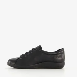 Ecco Soft 2.0 Classic leren dames sneakers zwart Online