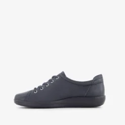 Ecco Soft 2.0 Classic leren dames sneakers blauw Sale