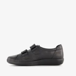 Ecco Soft 2.0 leren dames sneakers zwart Hot