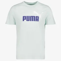Puma Ess 2 Color No. 1 Logo heren T-shirt lichtblauw Best