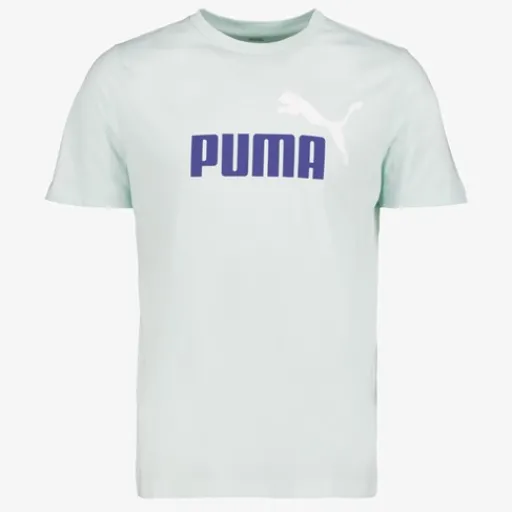 Puma Ess 2 Color No. 1 Logo heren T-shirt lichtblauw Best