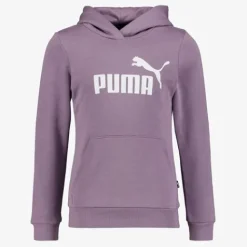 Puma ESS Col 2 Big Logo kinder hoodie paars Sale