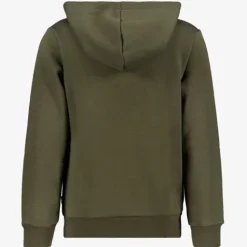 Puma ESS Col 2 Big Logo kinder hoodie donkergroen Discount