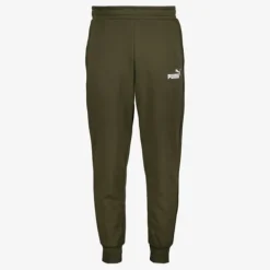 Puma Ess Logo FL CL heren joggingbroek donkergroen Discount