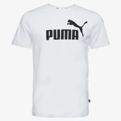 Puma ESS NO1 heren T-shirt wit Discount