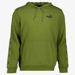 Puma Essentials Big Logo heren hoodie donkergroen