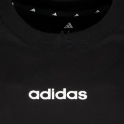 Adidas Essentials Linear dames T-shirt zwart