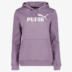 Puma Essentials Logo dames hoodie paars Online