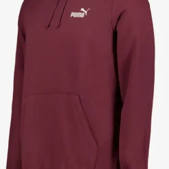 Puma Essentials Small Logo heren hoodie rood Best