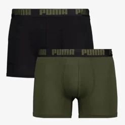 Puma Everyday Basic Boxer 2 pack groen Clearance