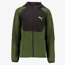 Puma Evostripe Fullzip kinder sweatvest groen Sale