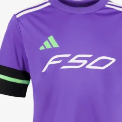 Adidas F50 JSY Y kinder voetbal T-shirt paars zwart Hot