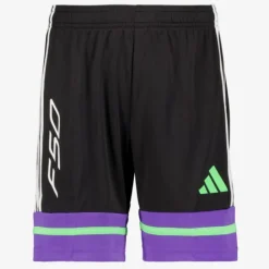 Adidas F50 SHO Y kinder voetbalshort zwart paars New
