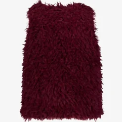 TwoDay Fake fur meisjes gilet bordeaux rood Best