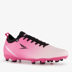 Dutchy FG heren voetbalschoenen roze zwart
