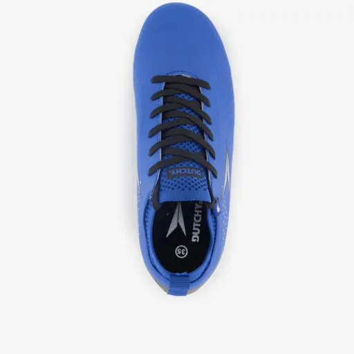 Dutchy FG kinder voetbalschoenen blauw wit