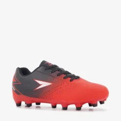Dutchy FG kinder voetbalschoenen zwart rood Discount