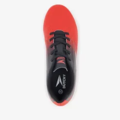 Dutchy FG kinder voetbalschoenen zwart rood Discount