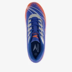 Dutchy FG kinder Voetbalschoenen blauw oranje Clearance