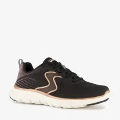 Skechers Flex Appeal 5.0 sneakers zwart glitter Sale