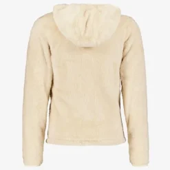 Mountain Peak Fluffy meisjes fleece vest beige