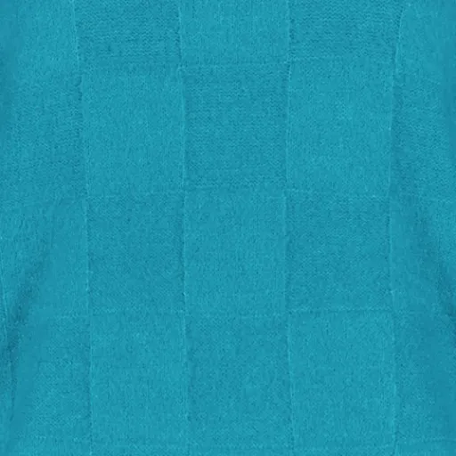 TwoDay Geblokte dames trui blauw