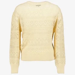 TwoDay Gebreide dames trui beige Clearance