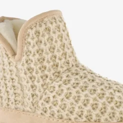 Thu!s Gebreide pantoffels met voering beige Best
