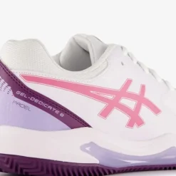 Asics Gel Dedicate 8 dames padelschoenen wit Best