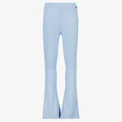 TwoDay Geribde meisjes flared broek ijsblauw Best