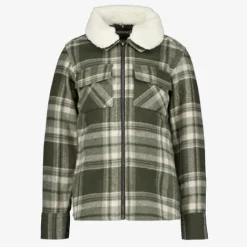 Unsigned Geruite jongens blouse met teddy kraag New