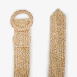 Scapino Gevlochten dames riem beige Clearance