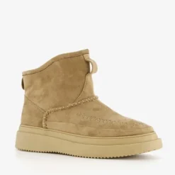 Blue Box Gevoerde dames boots beige Discount
