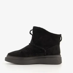 Blue Box Gevoerde dames boots zwart