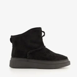 Blue Box Gevoerde dames boots zwart