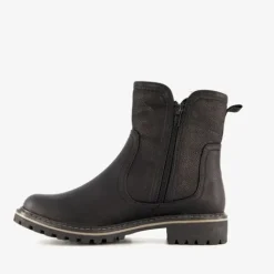 Blue Box Gevoerde dames enkellaarzen zwart Hot