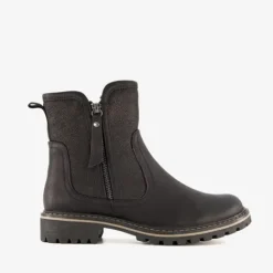 Blue Box Gevoerde dames enkellaarzen zwart Hot