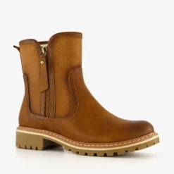 Blue Box Gevoerde dames enkellaarzen bruin Sale