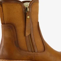 Blue Box Gevoerde dames enkellaarzen bruin Sale