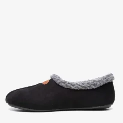 Thu!s Gevoerde dames pantoffels zwart Discount